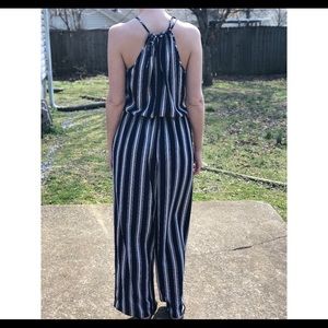 Striped jumpsuit